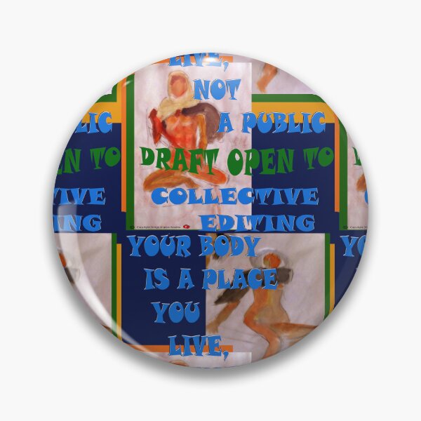 Item preview, "YOUR BODY IS A PLACE YOU LIVE" no.29 designed and sold by VAVibrationArt.