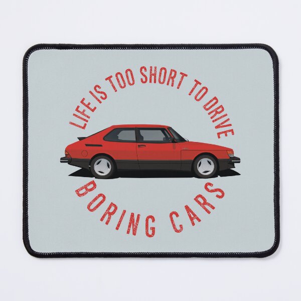 Item preview, Life is Too Short to Drive Boring Cars - Saab 900 designed and sold by knappidesign.