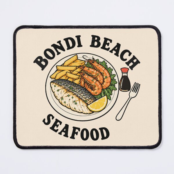 Item preview, Bondi Beach Seafood Fish Vintage Seafood Aussie Style designed and sold by Yellowriversss.