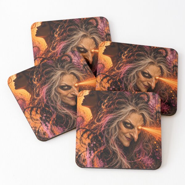 Item preview,  Evil Witch with Red Laser Eye designed and sold by Ingorgia Studio.