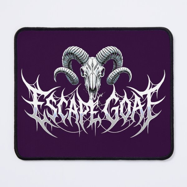 Item preview, Escape Goat Skull Metal Scapegoat Narcissistic Abuse Survivor designed and sold by QuirkyGuacamole.