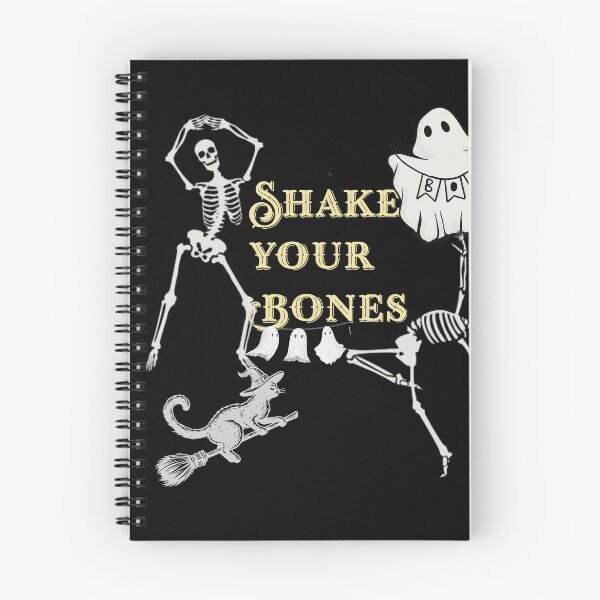 Item preview, Shake Your Bones Dancing Skeleton Cute Ghost Halloween T-Shirt designed and sold by Af-RT10.