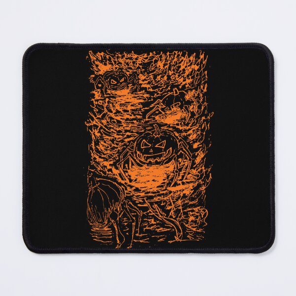 Item preview, Halloween Pumpkin Spider Spooky Line Art designed and sold by JoseloRochaArt.