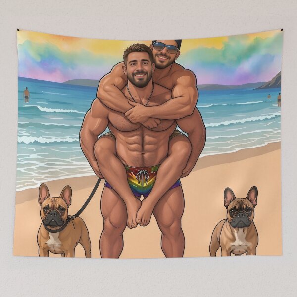 Item preview, Beach Boys Frenchies designed and sold by AstedI.