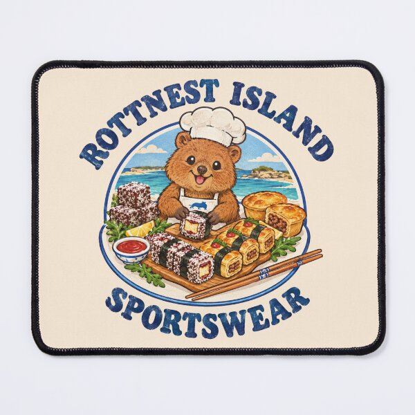 Item preview, Rottnest Island Quokka Chef Sushi Aussie Food designed and sold by Yellowriversss.