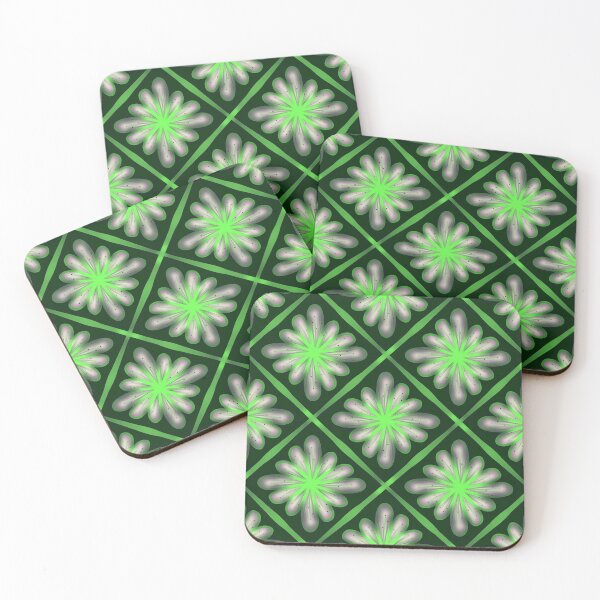 Item preview,  Vintage Floral Diamond Pattern - Green designed and sold by Rukhscreations.