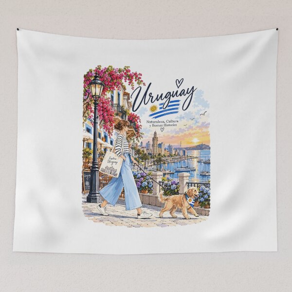 Item preview, Montevideo Uruguay Travel Rambla designed and sold by EdwinkOne.