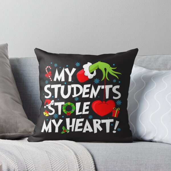 Item preview, My Students Stole My Heart - Heartwarming Teacher Christmas Quote Design designed and sold by Vaghela Ajay.