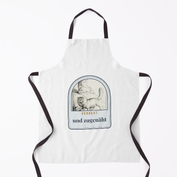 Item preview, Bewitched and sewn shut – cat and monkey | Humorous vintage design designed and sold by Glowfy.