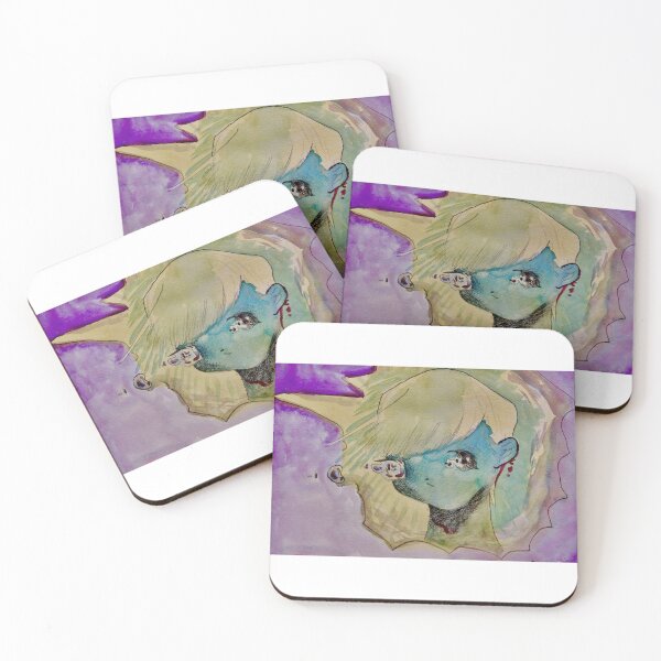 Item preview, Blue Dreamer | Surreal Watercolor designed and sold by Shagilagi.