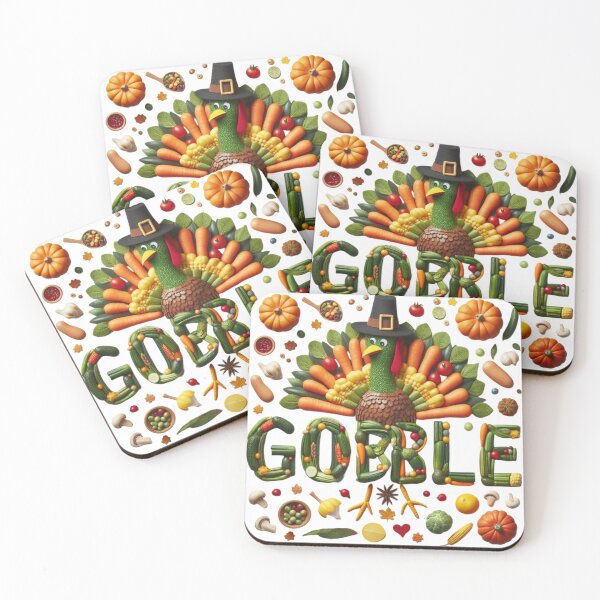 Item preview, Gobble Turkey Thanksgiving Vegetables designed and sold by LavIsInTheAir.