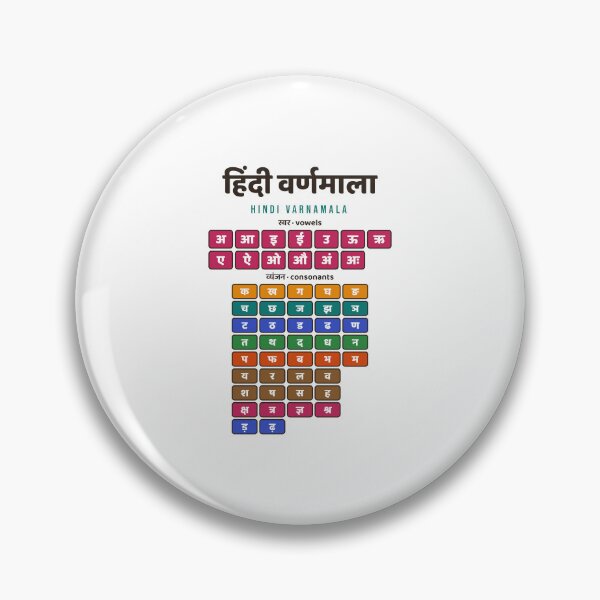 Item preview, Hindi Varnamala Chart (हिंदी वर्णमाला) Swar and Vyanjan designed and sold by Diya & Dot.