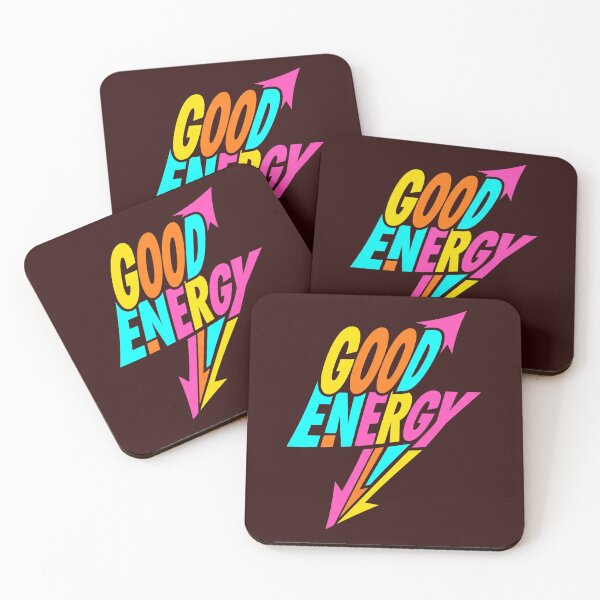 Item preview, Good Energy Colorful Typography – Positive Vibes Motivational Design designed and sold by CreativeArtisanPrints Shop.