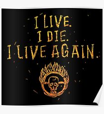 I Live. I Die. I live Again. Poster
