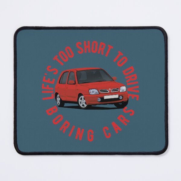Item preview, Life's Too Short to Drive Boring Cars - Nissan Micra designed and sold by knappidesign.