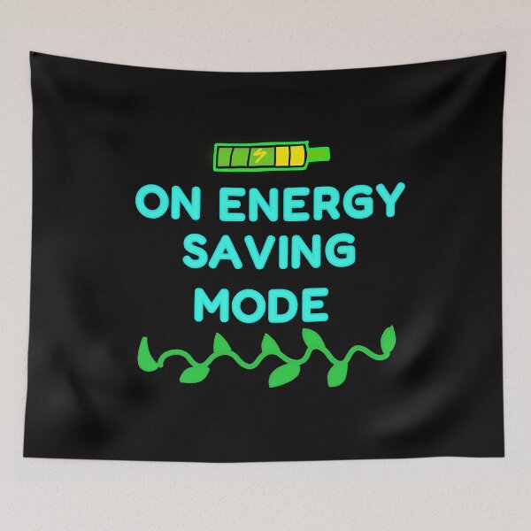 Item preview, On Energy Saving Mode Funny Introvert Battery designed and sold by Shopovibe.