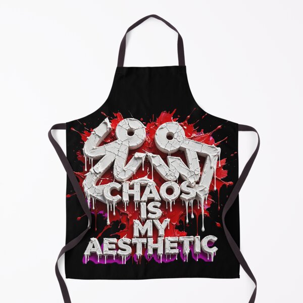 Item preview, Chaos Is My Aesthetic 3D Grunge Typography Art designed and sold by One City Two Children Studio.