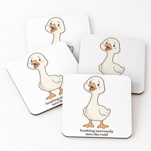 Item preview, Anxious Goose Honking Nervously into the Void designed and sold by OuqCreations.