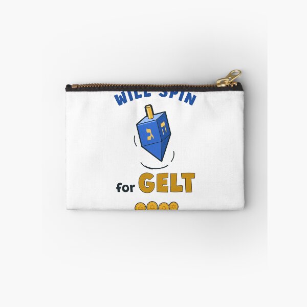 Item preview, Will Spin para Gelt: divertido Hanukkah Dreidel designed and sold by Diya & Dot.
