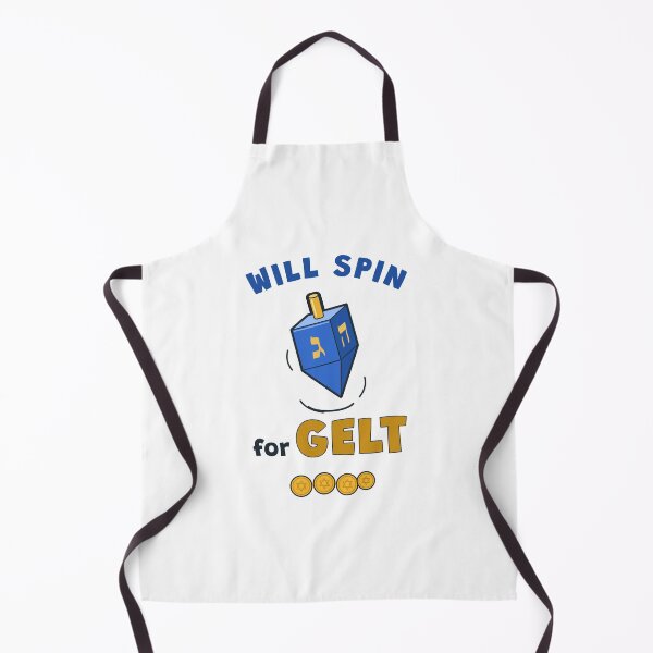 Item preview, Will Spin for Gelt: Funny Hanukkah Dreidel designed and sold by Diya & Dot.