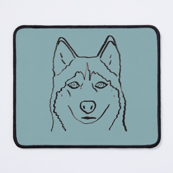 Item preview, Minimalist Husky Line Art - Minimalist Siberian Husky Portrait designed and sold by Veroverove.