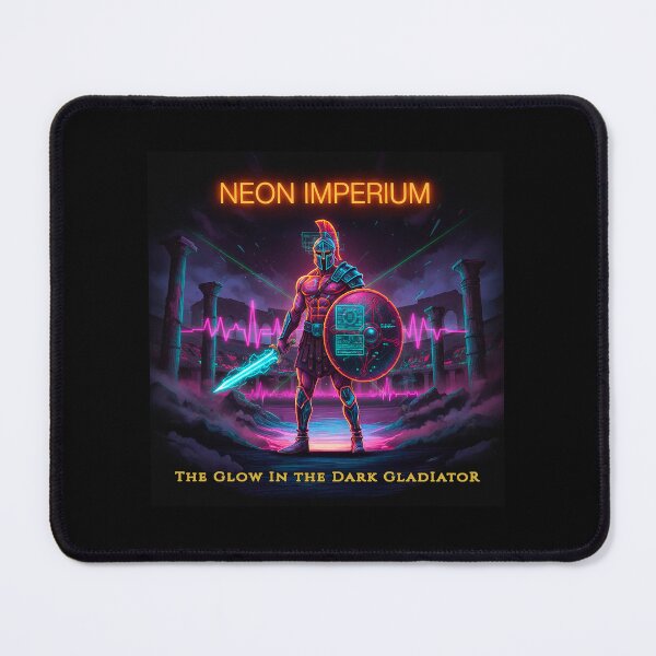 Artikelvorschau, Neon Imperium Gladiator: Cyberpunk Synthwave Art entworfen und verkauft von codex antique.