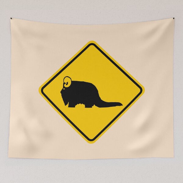 Item preview, Bantha Crossing Sign designed and sold by Karate Octopus.