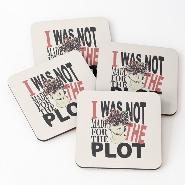 Item preview, "I Was Not Made For The Plot" Funny Existential Statue Meme designed and sold by Cipher & Soul.