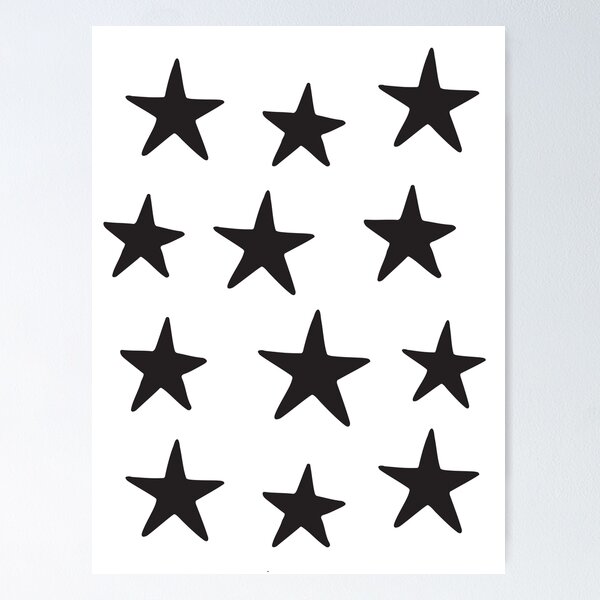 Starlight Star Pattern Nursery Wall Stencil, nursery Decor stencil , Paint  stars