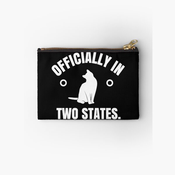 Item preview, Officially In Two States Funny Science Physics Nerd Cat Gift designed and sold by ScienceCorner.