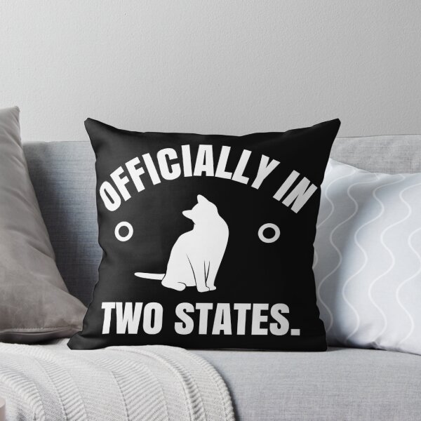 Item preview, Officially In Two States Funny Science Physics Nerd Cat Gift designed and sold by ScienceCorner.