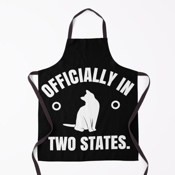 Item preview, Officially In Two States Funny Science Physics Nerd Cat Gift designed and sold by ScienceCorner.