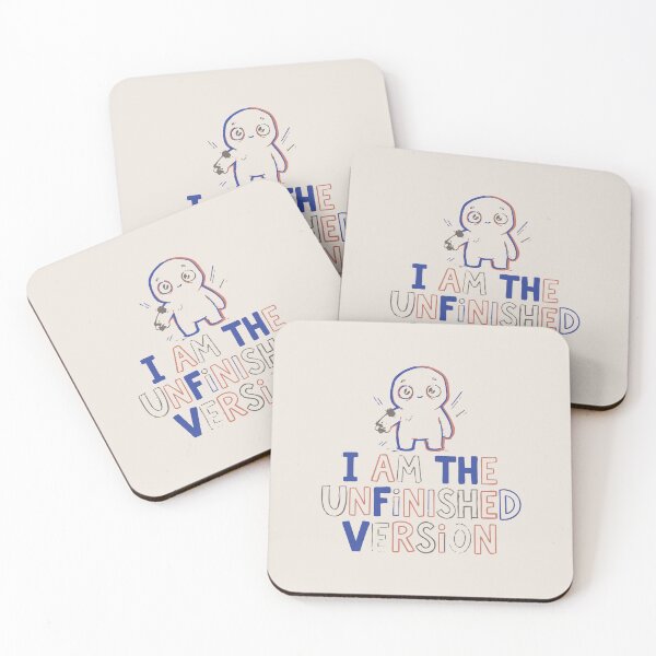 Item preview, "I Am The Unfinished Version" Funny Relatable Doodle Meme designed and sold by Cipher & Soul.