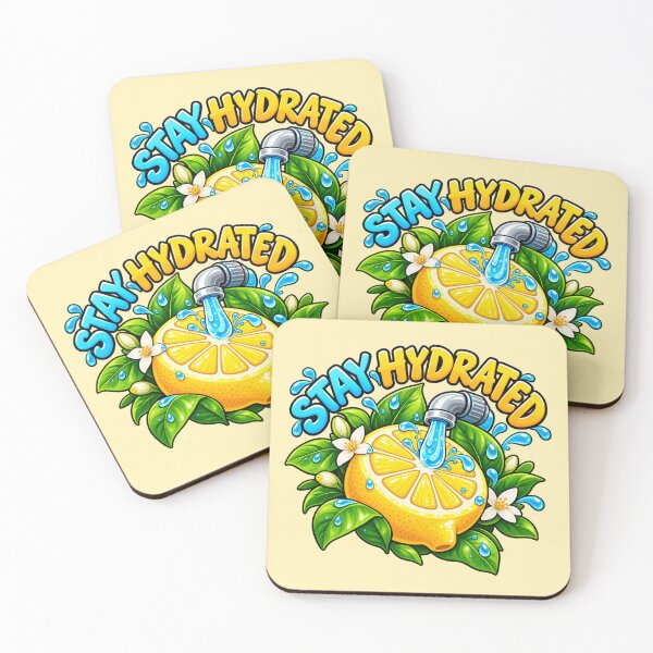 Item preview, Stay Hydrated Lemon - Funny Hydration Reminder designed and sold by Myra365Art.