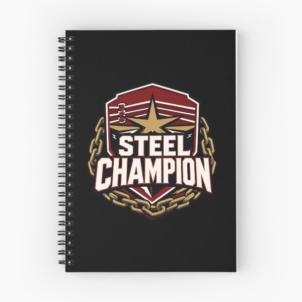 Item preview, Steel Champion Wrestling Title Emblem designed and sold by Dogy Corgi.