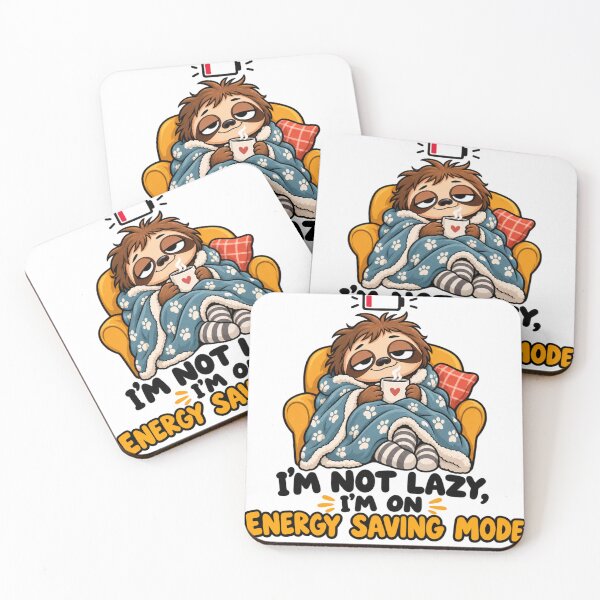 Item preview, I’m Not Lazy, I’m on Energy Saving Mode – Funny Cartoon designed and sold by FalistY.