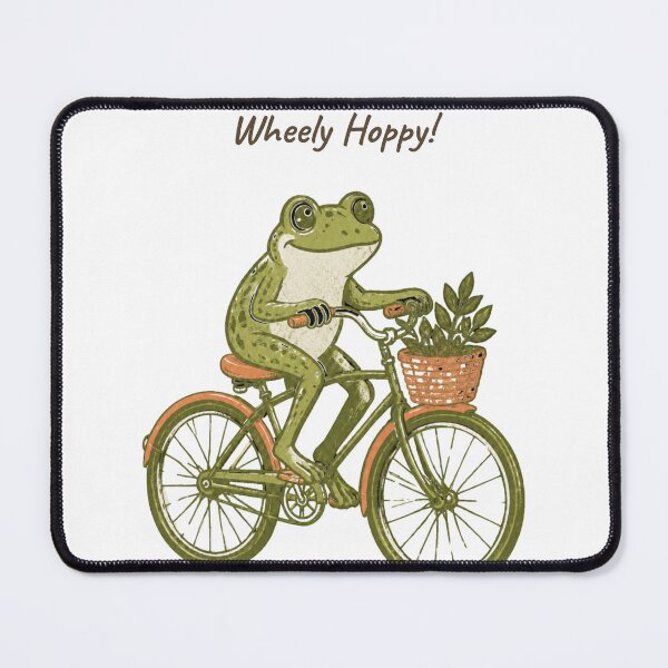 Item preview, Wheely Hoppy Frog riding a bike designed and sold by dreamincolor.
