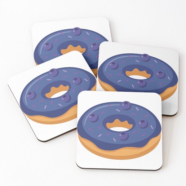 Item preview, Blueberry Sweet Donut Illustration designed and sold by BetweenForms.