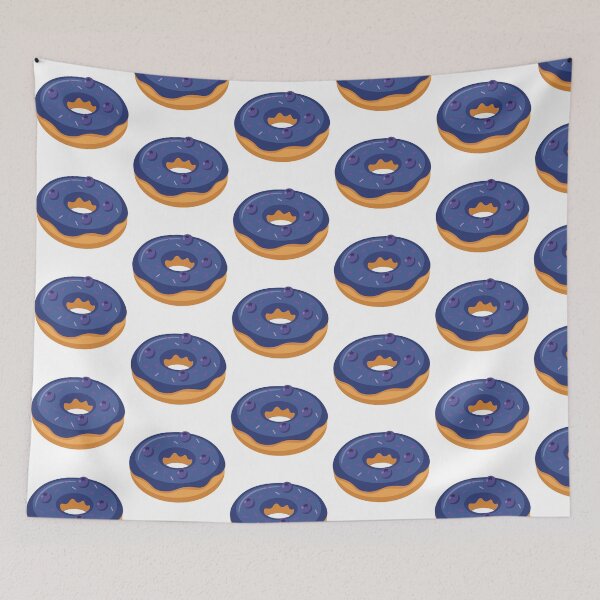 Item preview, Blueberry Sweet Donut Illustration designed and sold by BetweenForms.