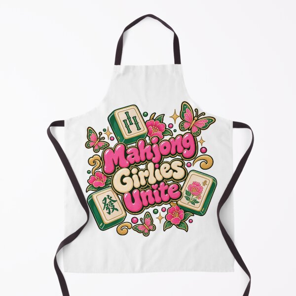 Item preview, Mahjong Girlies Unite Aesthetic Tile Design designed and sold by NovaToons.