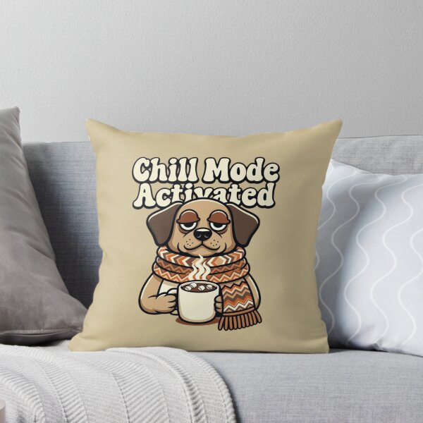 Item preview, Chill Mode Activated Cozy Dog Tee designed and sold by EcoArtTees.