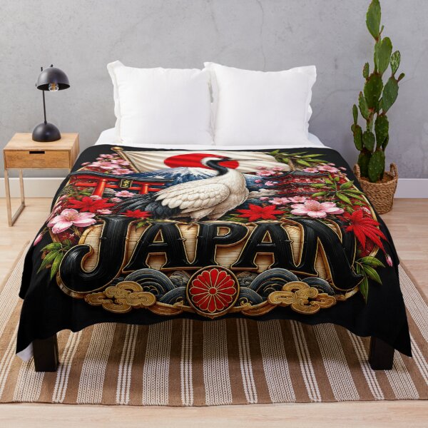 Item preview, Japan Heritage – Crane & Mount Fuji Emblem designed and sold by FlagX.