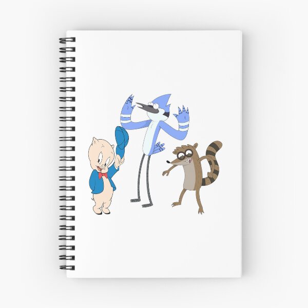 Item preview, Regular Show Rigby and Mordecai Vs Porky pig designed and sold by Megankott.