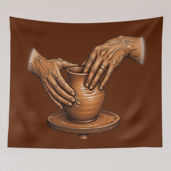 Item preview, Potter and Clay Isaiah 64:8 Art designed and sold by Francisbb.