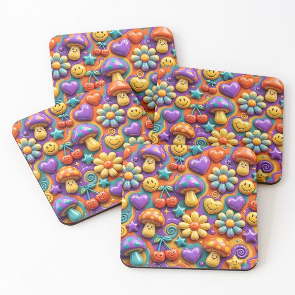 Item preview, Fluffy 3d Smiley  designed and sold by AwesomeDigiShop.