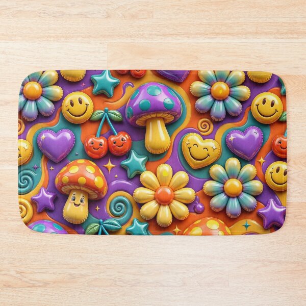 Item preview, Fluffy 3d Smiley  designed and sold by AwesomeDigiShop.