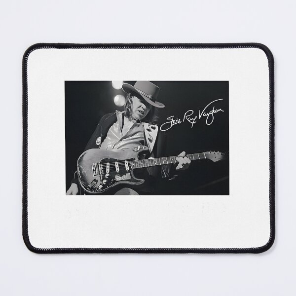 Item preview, Blues Guitarist Inspired by Stevie Ray Vaughan Playing Electric Guitar designed and sold by FARIDA FIDVI.