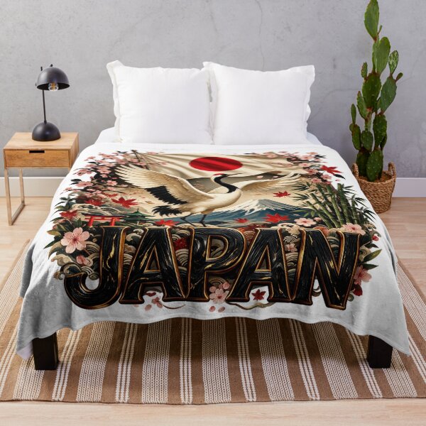 Item preview, Japan Heritage – Crane & Mount Fuji Emblem designed and sold by FlagX.