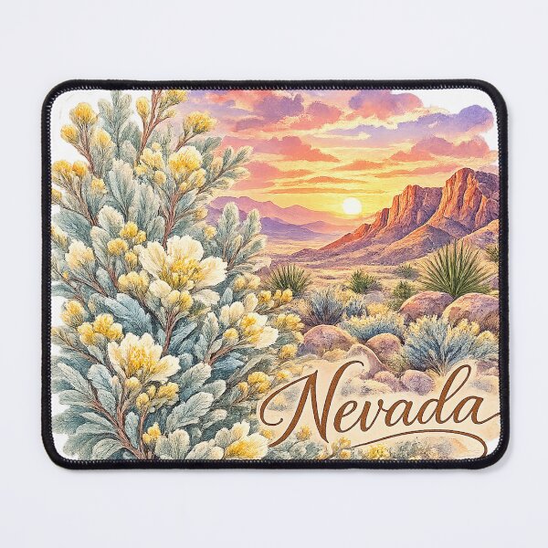 Item preview, Nevada Sagebrush Desert Mountain designed and sold by Whimspired By Paxx.