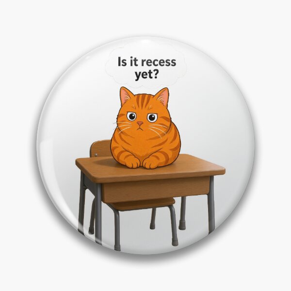 Artikelvorschau, Is It Recess Yet - Orange Tabby. entworfen und verkauft von RBest!.